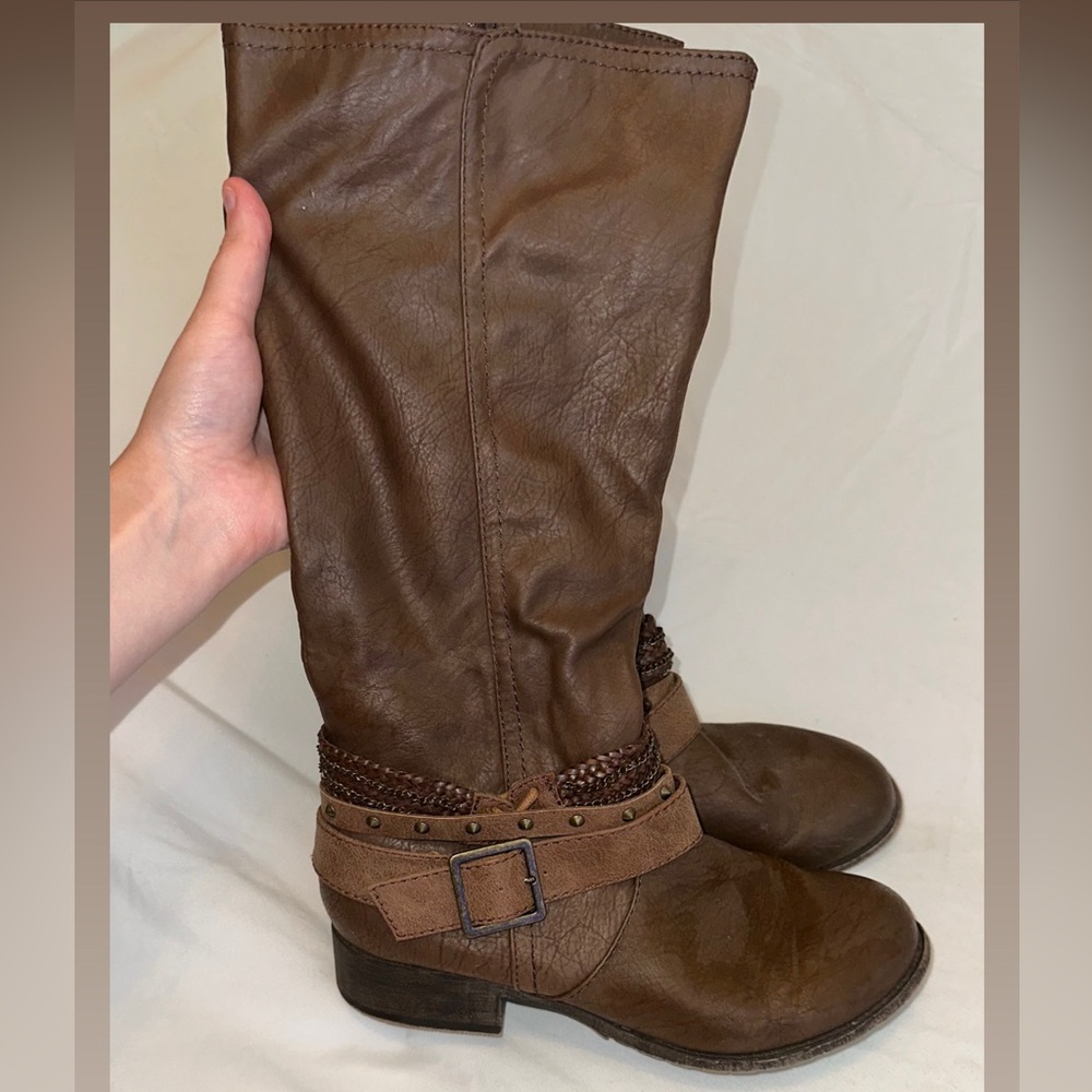 Brown Leather Boots